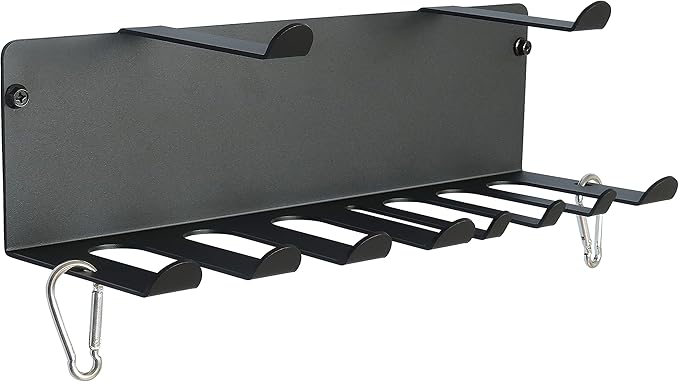 Multi-Purpose Gym Storage Rack Resistance Bands Holder Home Gym Accessories Storage Fitness Bands Rack Heavy Duty Hooks for Resistance Bands, Straps, Jump Ropes, Foam Rollers, Chains