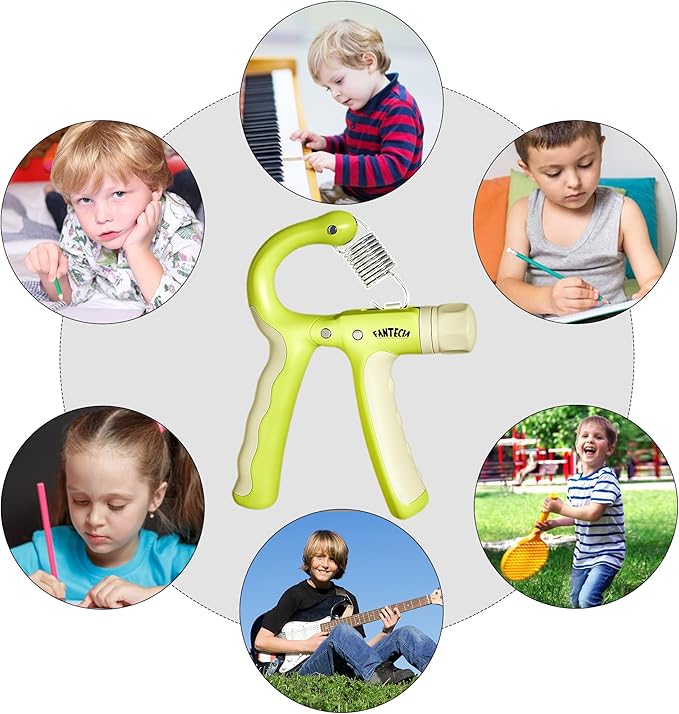 Hand Grip Strengthener for Kids and Youth, Adjustable Resistance Hand Gripper 11-45Lbs, Hand Grips for Strength Training, Stress Relief Grip