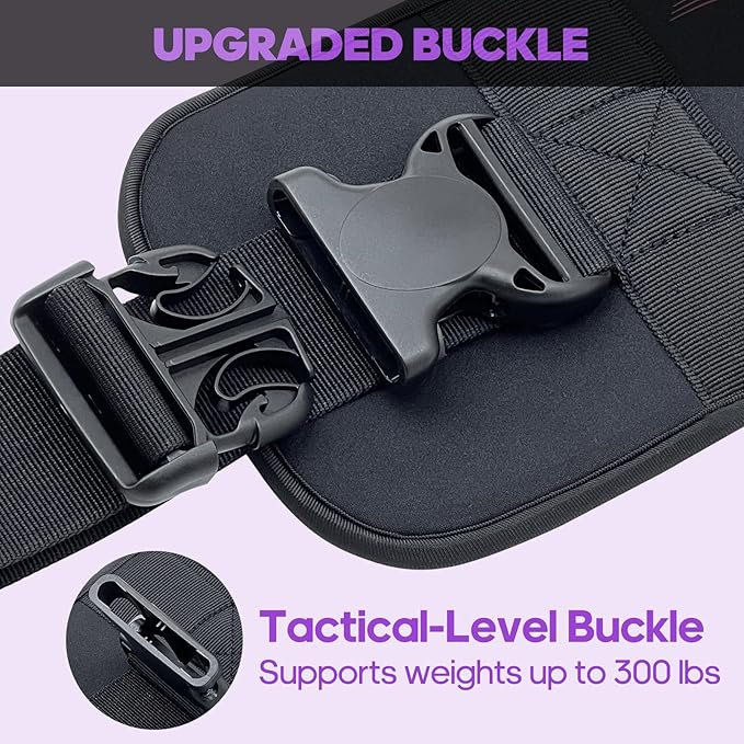 Hip-Thrust-Belt, Foldable Design, Slip-Resistant Padding, Supports 300 lbs, Ideal for Glutes Training with Dumbbells, Kettlebells & Plates, Great for Gym & Home Hip Thrust Workouts