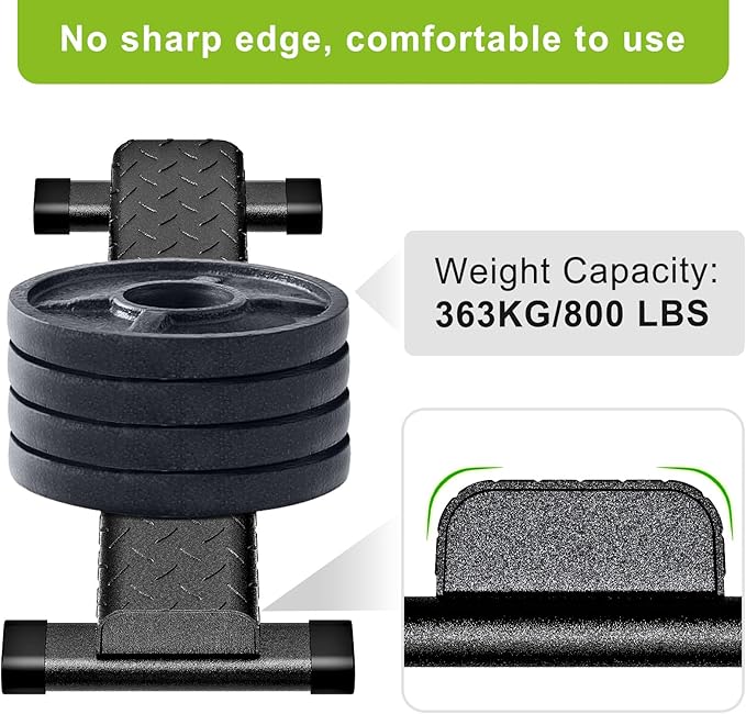 Kipika Steel Calf Raise Block - Standing Calf Raise Machine for Home Gym, Heavy Duty Wider Anti-Slip Platform Suitable for Calf Raise, Squats, Foot Stretches & Dip Exercises Supports up to 800lbs