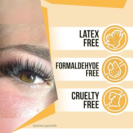 Forabeli Pro Care Lash Extension Glue, 1–2 Sec Fast Dry, 8 Week Retention, Advanced Bonding System, Professional Eyelash Extension Glue, Lash Adhesive for Eyelash Extensions