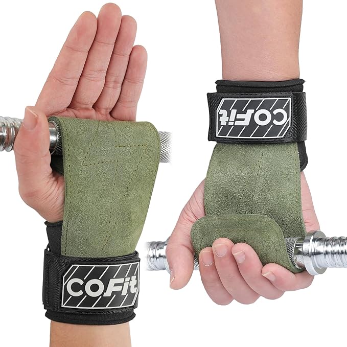 COFIT Wrist Straps for Weightlifting, Workout Wrist Wraps with Dual-Layer Oxford Leather, Enhanced Grip for Optimal Hand and Wrist Protection, Gym Lifting Straps for Deadlift and Powerlifting