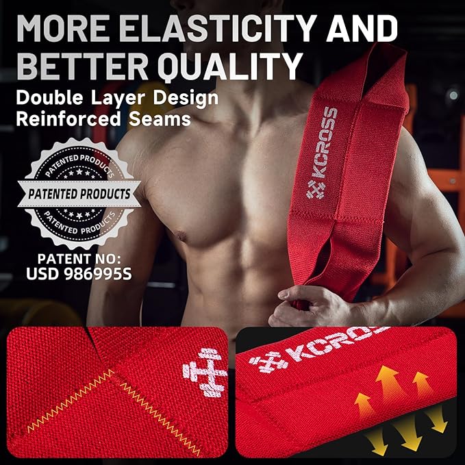 KCROSS Bench Press Band for Men and Women, Weight Lifting Bench Press Band, Push Up Exercise Bench