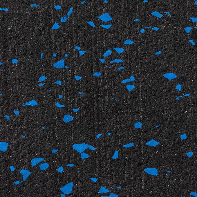 Playsafer Genaflex Lite Rubber 8mm Interlocking Tiles for Gym Flooring, Exercise Equipment, Exercise Areas - 20" X 20"
