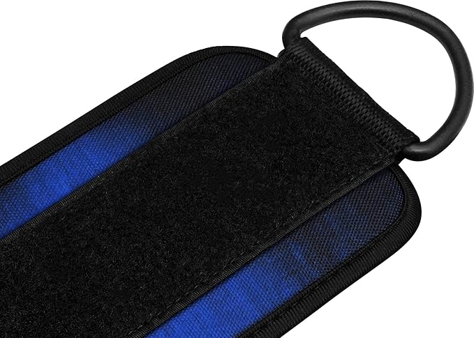 RDX Ankle Straps for Cable Machines – 7MM Neoprene Padded 10"x4" Adjustable Gym Cuffs with Dual D-Rings – Weight Attachments for Wrist Glutes Leg Kickbacks Hip Abduction Strength Workouts – Men Women