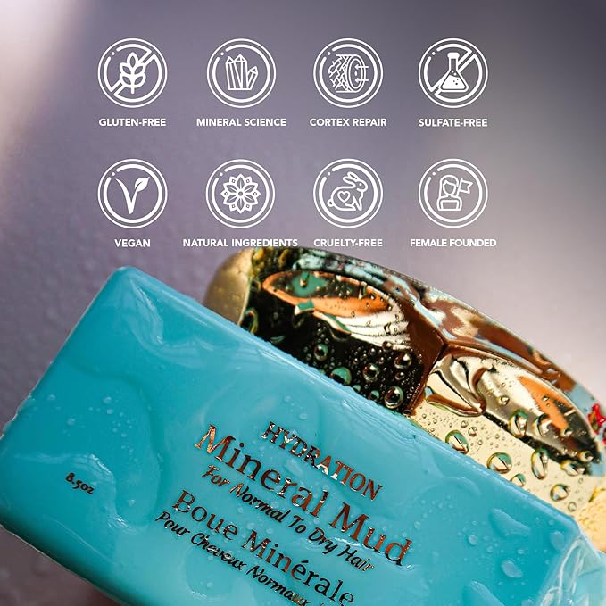 Hydration and Curly Mineral Mud (Normal & Dry Hair, 8.5oz)