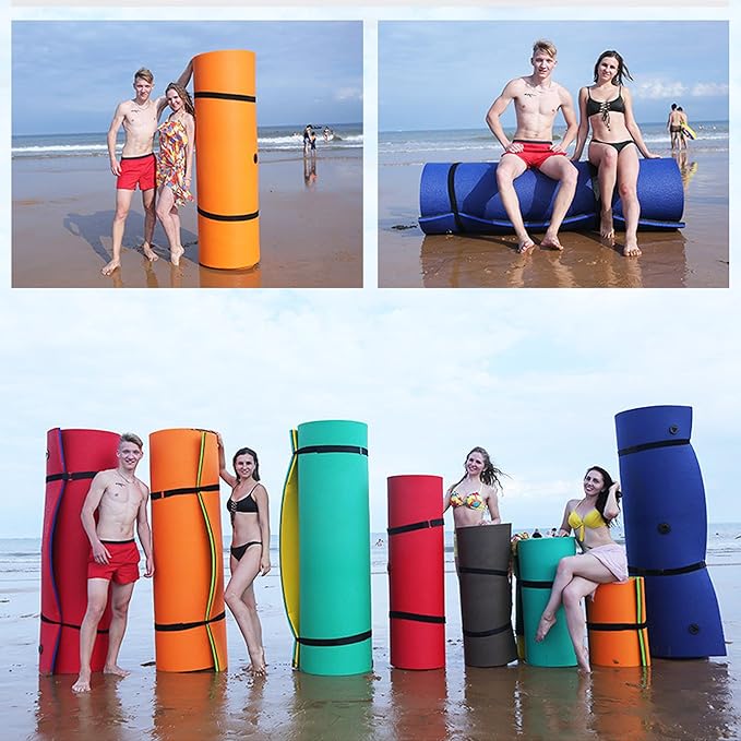 3 Pcs Floating Water Mat Straps, Pad Straps Reusable for Storing Storage Up to 18 Feet Long or Shorter, Floating Mat Accessories