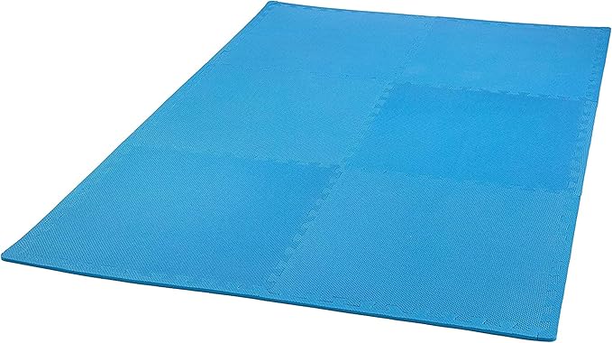 IncStores Fitness Foam Flooring Tiles | Low-Profile Interlocking Foam Tiles for Lightweight Floor Protection in Your Home Gym, Playroom, and More