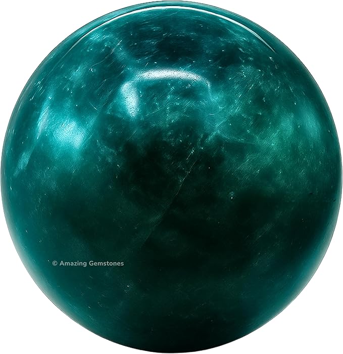 Amazing Gemstone Blue Apatite Crystal Ball with Stand - 2" Inches Crystal Sphere Meditation Balls for Witchcraft and Decorative Balls