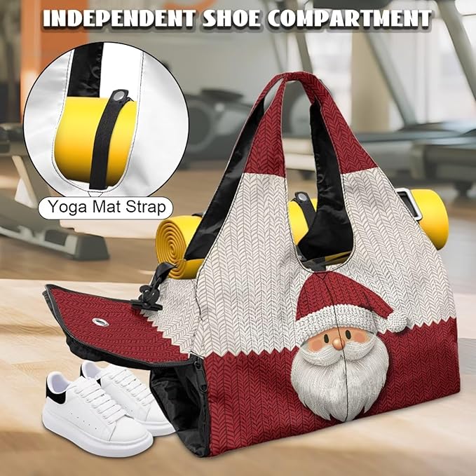 Yoga Mat Bag for Women Men Large Carryall Tote with Adjustable Shoulder Strap for Gym Yoga Travel Pilates Office