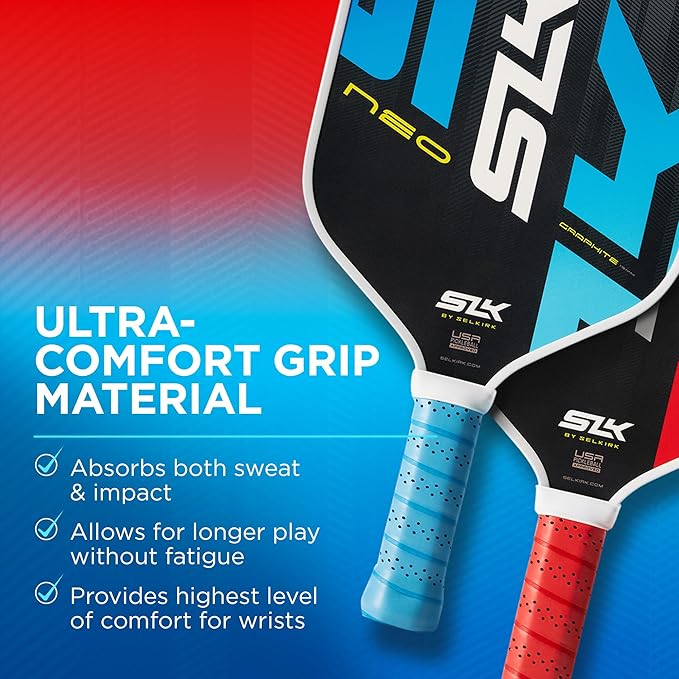 Selkirk Sport SLK Pickleball Paddles Set of 2 | Designed in The USA | Choose The SLK Neo Graphite, SLK Neo Fiberglass Pickleball Set or SLK Atlas Pickleball Bundle