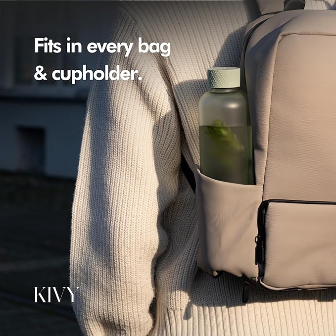 KIVY Tritan Water Bottle 2nd Generation (Navy Blue, 22oz)