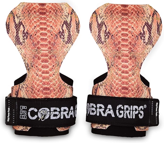 Cobra Grips PRO Weight Lifting Gloves Heavy Duty Straps Alternative Power Lifting Hooks for Deadlifts Adjustable Neoprene Padded Wrist Support Bodybuilding