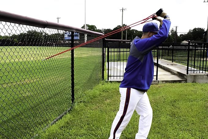 Bucwild Sports Baseball Resistance Bands Youth & Adult Athletes Safely Improve Pitching Throwing Batting & Arm Strength Used by Pitchers Quarterbacks Volleyball Basketball