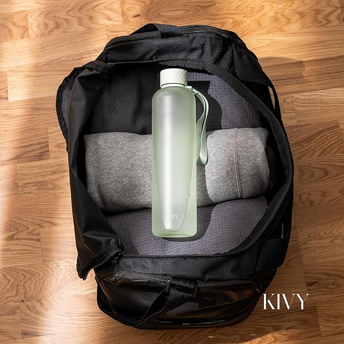 KIVY Tritan Water Bottle 2nd Generation (Light Green, 32 Ounces)