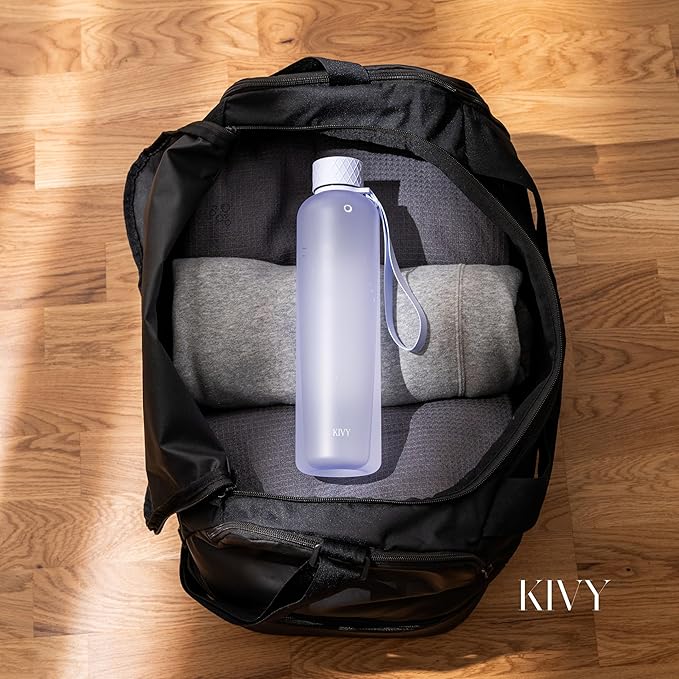 KIVY Tritan Water Bottle 2nd Generation (Light Blue, 32oz)