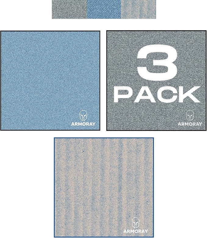 ARMORAY Sweat Absorbing Towel Handkerchief – Quick-Dry Microfiber Gym Towels for Face, Hands & Body – Workout Towel for Men, Sport Rag, Perfect for Tennis, Pickleball & Sauna Use by Women