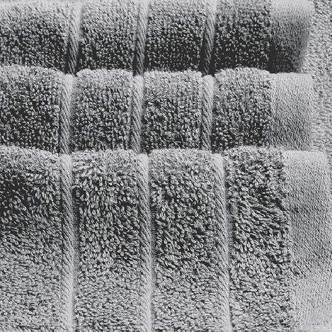 Tens Towels Pack of 1 Jumbo Bath Sheet 40 x 80 Inches, Extra Large & Light Weight, Quicker to Dry, 100% Cotton, Super Soft & Absorbent, Perfect to Wrap Yourself in, Cool Grey