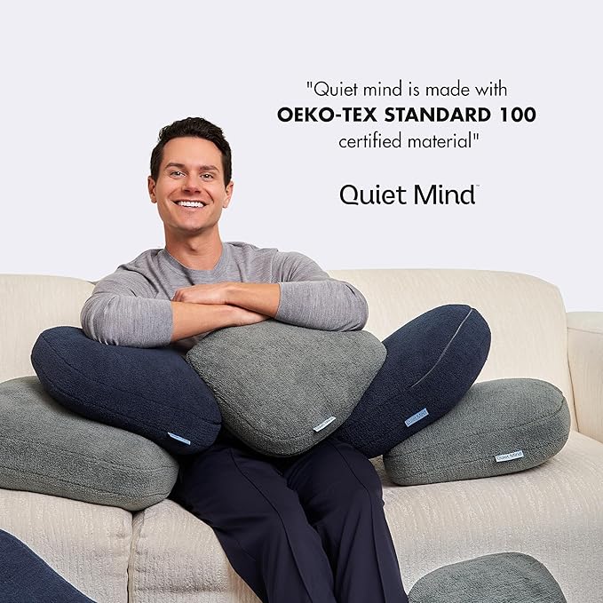 Quiet Mind 1.5 lb Weighted Stress Squeeze Ball – Soft Squishy Fidget Gadget for Adults – Help Relieve Stress, Anxiety, Tension - Promotes Focus, Clarity - Sensory Ball for Desk, Office, or Home Use