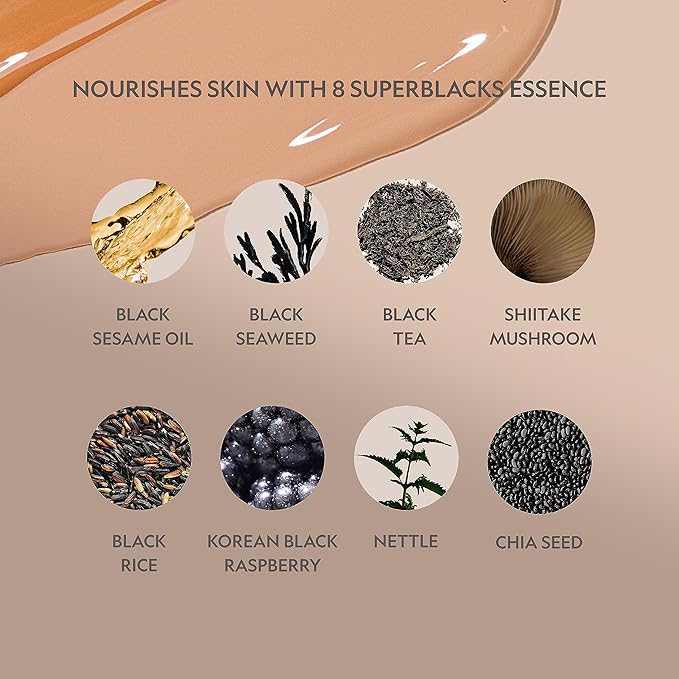 YENSA Serum Foundation Makeup - Super Silk Full Coverage Foundation Enriched with Peptides, Vitamin C & Ferulic Acid to Help Reduce Fine Lines, Wrinkles & Dark Circles - Medium 3 (1 oz)