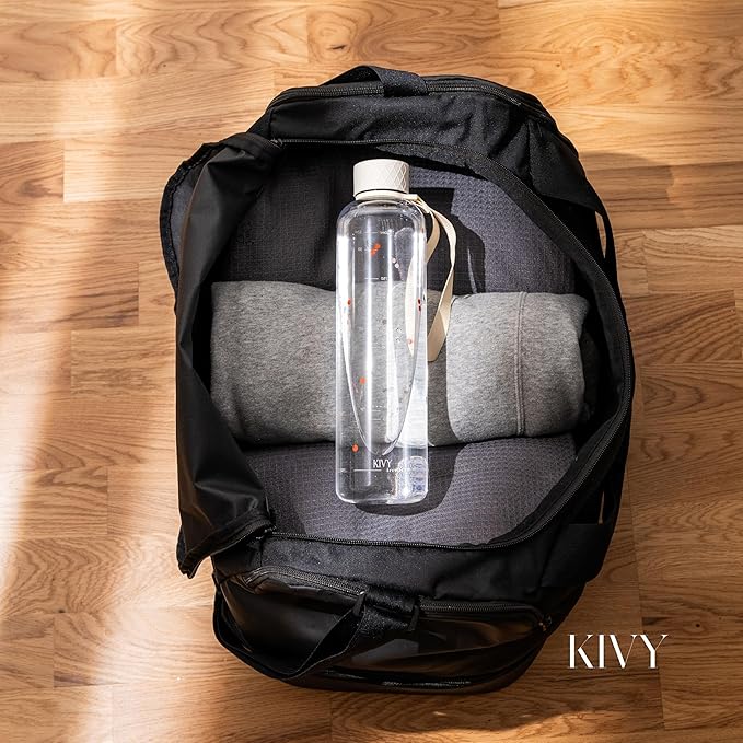 KIVY Tritan Water Bottle 2nd Generation (Cherry Clear, 32oz)