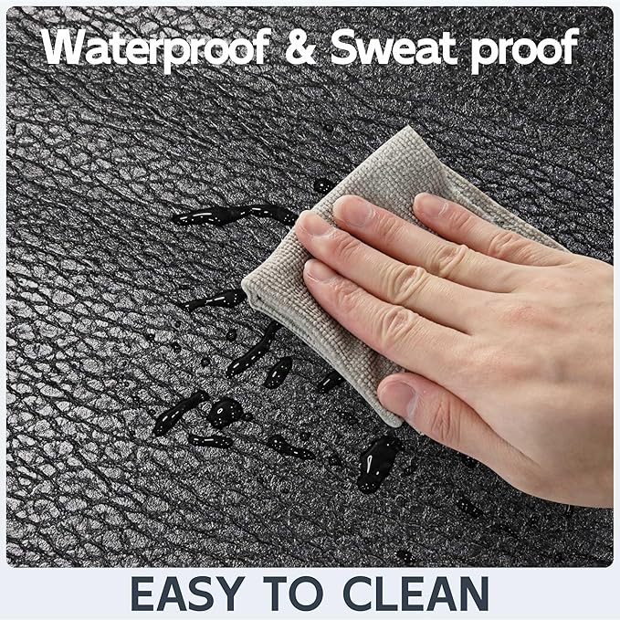 Treadmill Mat, Bike Trainer Mat for Stationary Spin Bike, 96" x 48" Non Slip Exercise Equipment Mat for Bike, Treadmill, Elliptical, Yoga - Workout Floor Protector for Carpet Or Hardwood