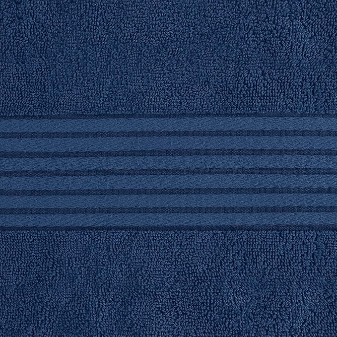 Utopia Towels 4 Pack Bath Towels Set, 27 by 54 Inches, 100% Ring Spun Cotton, Quick Dry, Highly Absorbent, Soft Feel Towels, Perfect for Daily Use, Navy