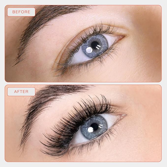Curacoro LashFolio Narrow Wispy Fans, Handmade Volume Eyelashes, 5D To 10D, C CC D Curl, 0.03~0.07 mm, 8-13mm Mix Length, Professional Long-Lasting Promade Lash Fans (7D-0.05 C 8mm-13mm)