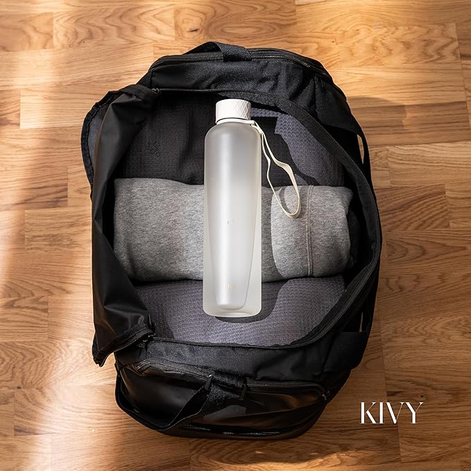 KIVY Tritan Water Bottle 2nd Generation (White Gold, 32oz)