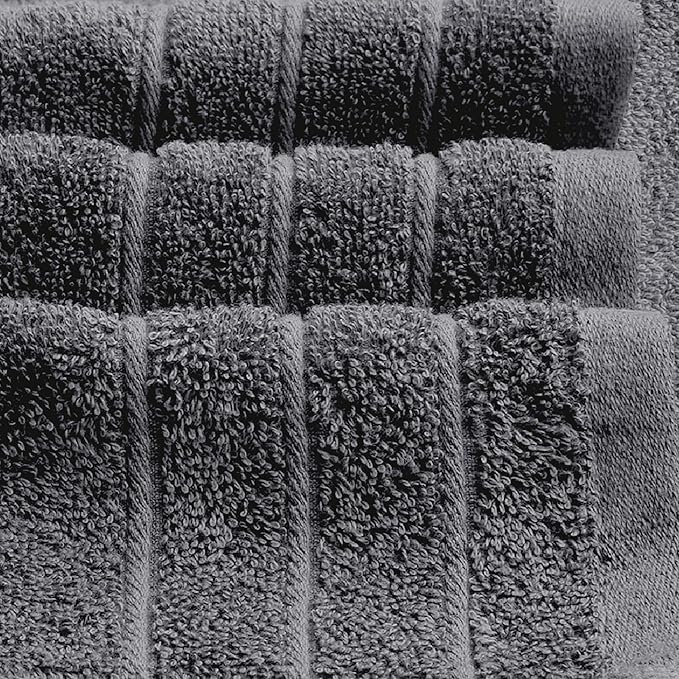 Tens Towels Pack of 1 Jumbo Bath Sheet 40 x 80 Inches, Extra Large & Light Weight, Quicker to Dry, 100% Cotton, Super Soft & Absorbent, Perfect to Wrap Yourself in, Dark Grey