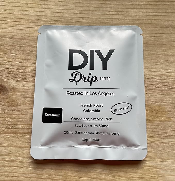 DIY Drip Coffee Brain Fuel, French Roast Colombia, 1 Pack x 4 single serve; 40gram, $1.95 per serving. BUY 5 OR MORE GET $2 REBATE. NO ACTION REQUIRED.