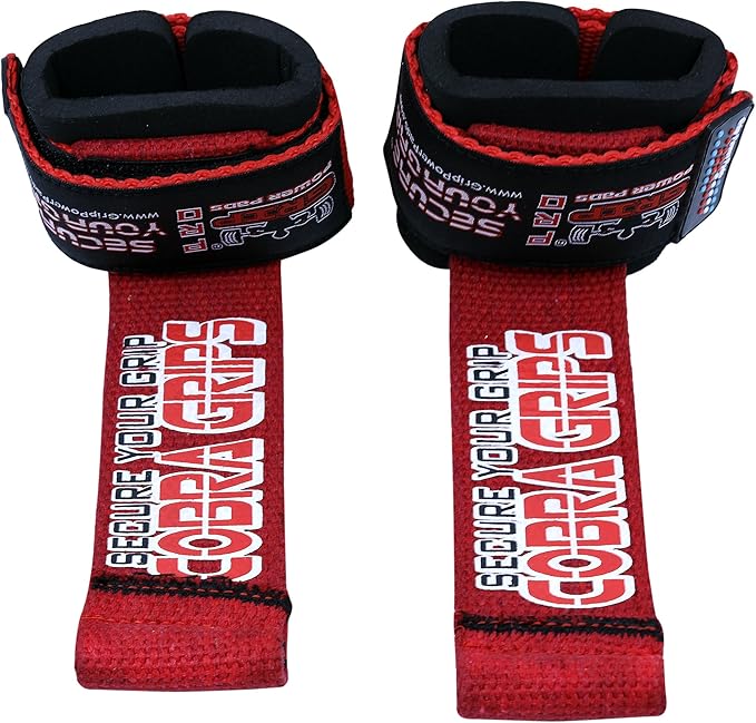 Lifting Dowel Straps Neoprene Padded Wrist Wraps Power Weight Lifting Training Gym Grips Straps Wrist Support Bandage Set of 2 Alternative to Hooks