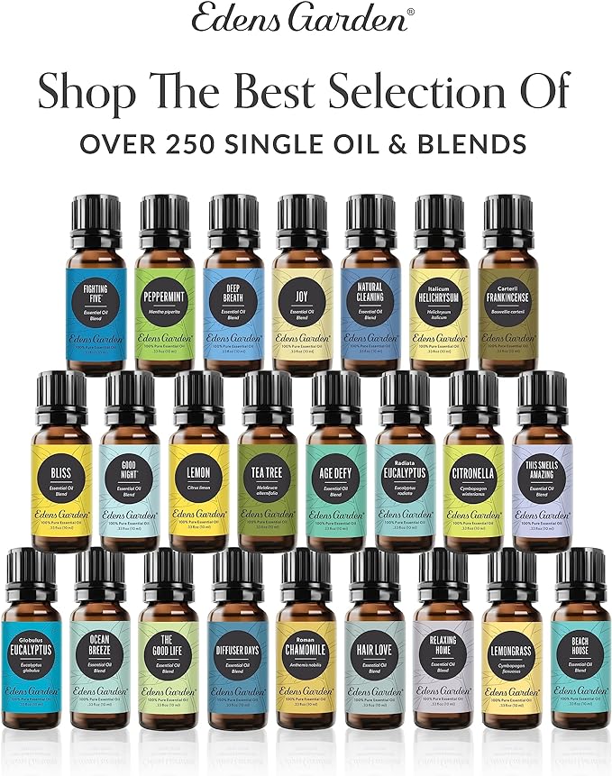 Edens Garden Bug Bite Relief Essential Oil Blend- 100% Pure Premium Grade, Undiluted, Natural, Therapeutic, Aromatherapy, The Best for Diffusing, Skin, Face, Kid Safe 10 ml (.33 fl oz)
