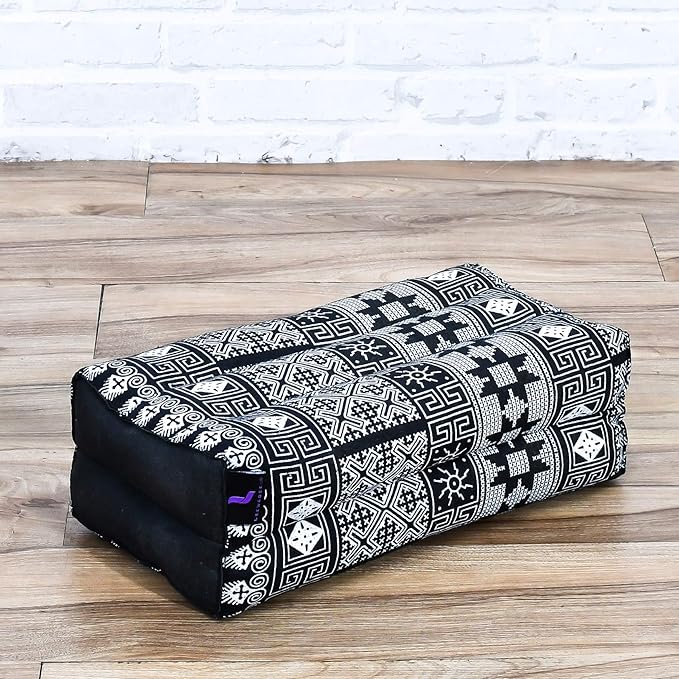 Leewadee Yoga Block – Floor Cushion for Yoga Practice, Meditation Seat Cushion for Workouts Filled with Kapok