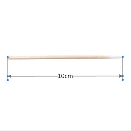 400pcs Pointed Cotton Swabs, 4 inch Precision Microblading Cotton Swab Cotton Sticks Applicator for Eyebrow Tattoo Beauty Make-up Nail Clean, Wood Handle Pointed Tip Head