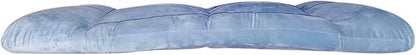 WoodShine Adjustable 6-Position Padded Floor Chair with Arms Folding Floor Seating Pillow Gaming Chair (Morandi Blue)