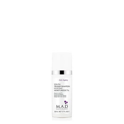 M.A.D Skincare Anti-Aging Youth Transformation Glycolic Moisturizer 7%
