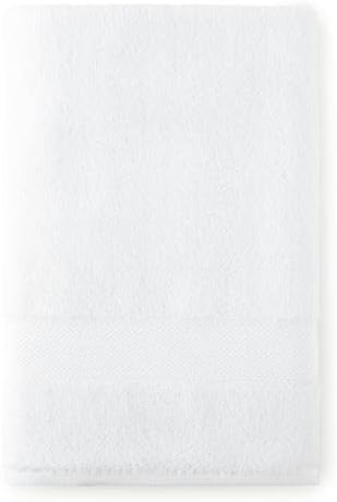 Peacock Alley Diamond 6 Piece Towel Set - Luxurious 100% Long-Staple Turkish Cotton - Soft, Absorbent & Fast Drying, White