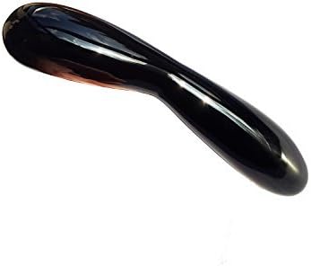 Chakra Crystal Gemstone Wand 8 inch (21 cm) Long, with Curved Shaft, Excellent for Healing, Massage, Meditation, Reiki or Manifestation