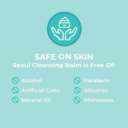 The Beauty Spy Seoul Cleansing Balm-To-Oil Make Up Remover | 3-In-1 Formula - Cleanses, Removes Makeup & Moisturizes Skin | Korean Makeup Remover Balm | Safe on Skin | 30ml/1.01 Oz