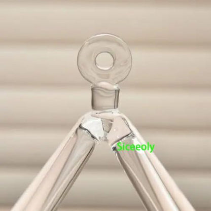 5 Inch Clear Quartz Crystal Singing Pyramid Healing Musical Instrument For Sound Healing Meditation With Crystal Singing Bowl Striker