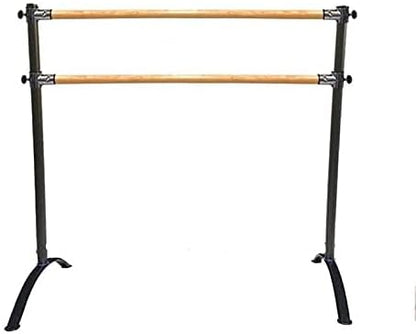 Ballet Barre Portable for Home or Studio, Height Adjustable Bar for Stretch, Pilates, Dance or Active Workouts, Single or Double Bar, Kids and Adults