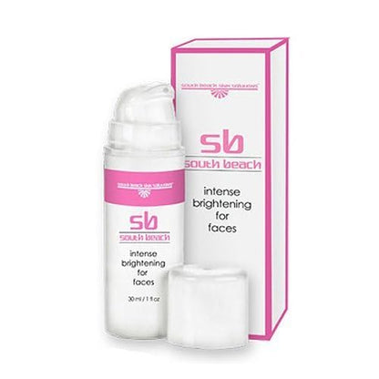 South Beach Intense Brightening for Faces - Instant Results, Naturally Corrects, Conceals, Conditions - Salon Strength Instant Anti-Aging Results Against Dark Spots, Sun Damage - No Harmful Chemicals