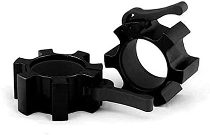 Metal Olympic Barbell Clamps 2inch Heavy Duty Exercise Collars,Weight Clips for 2" Barbell,Quick Release Weight Clamps for Weightlifting, Olympic Lifts Strength Fitness Training 1 Pair