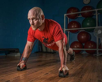 Title Boxing Power Push-Up Plus - Resistance Bands, Strength Training Equipment, Exercise Bands, Resistance Bands for Working Out, Exercise Equipment, Push-up Bands, Push-up Resistance