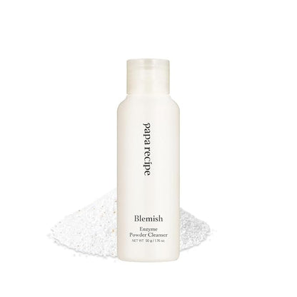 Papa Recipe Blemish Enzyme Powder Rice Cleanser – Gentle Triple Exfoliation with Papain, PHA & Rice Powder – Low pH Korean Skincare Face Wash for Clearer, Radiant Skin