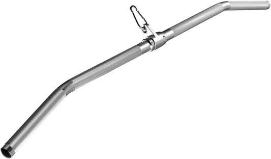 Cable Machine Attachment, lat pull down bar, Lightweigh Aluminum Tricep Straight Bar, V Bar, LAT Pulldown Attachments, gym attachments for cable machine, Accessories Load 1000lbs
