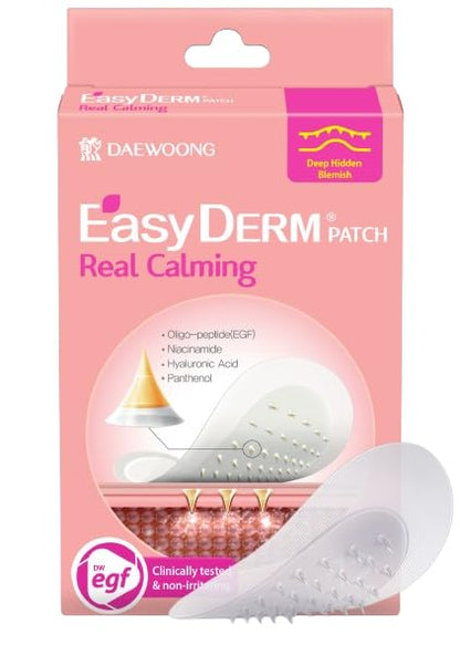 EasyDerm Micro Point Acne Patch Duo – 10 Magnesium Pimple Patches + 6 Real Calming Microdart Patches for Breakout & Post-Blemish Care, 2-Step K-Beauty Skincare Kit