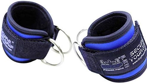 Ankle Straps for Cable Machines Double D-Ring Gym Adjustable Neoprene Premium Cuffs to Enhance Legs Abs & Glutes Kickbacks Workouts Leg Curls Extensions Booty Hip Abductors Exercise for Men & Women