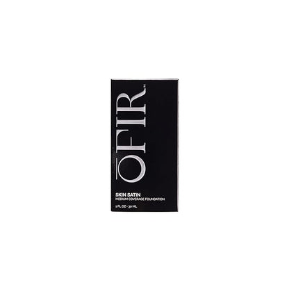 OFIR Skin Satin Medium Coverage Foundation | Buildable, Non-Creasing Finish | Vegan, Cruelty-Free, Paraben-Free Makeup | Blue Light Protection | 1 FL OZ (Clove - Very Deep Cool)